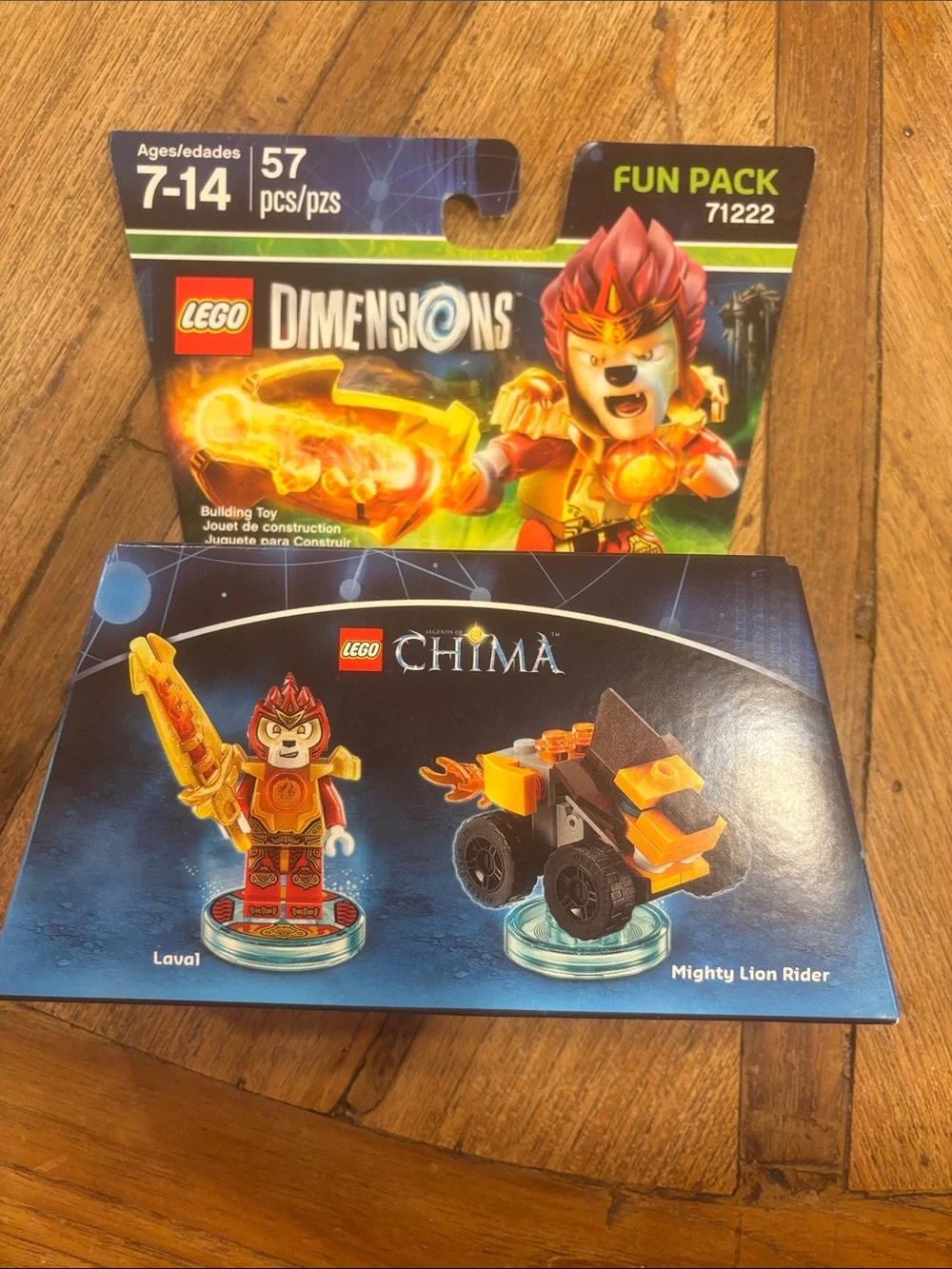 New retired LEGO dimensions 71222 Chima Laval Mighty Lion Rider Fun Pack